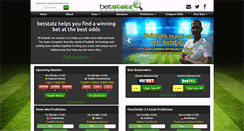 Desktop Screenshot of betstatz.com